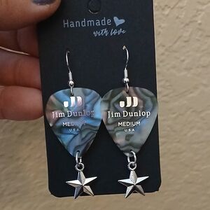 Silver Star Earrings